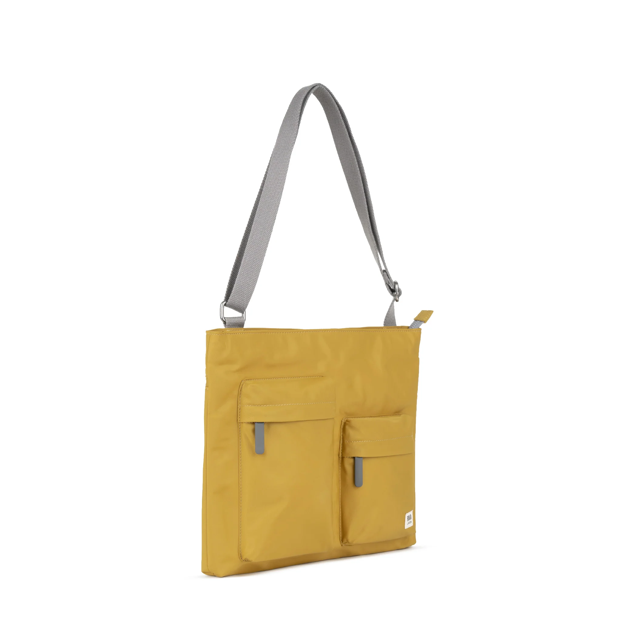 Roka London Moorgate M Tote Bag, Corn (Recycled Nylon ) - Image 2