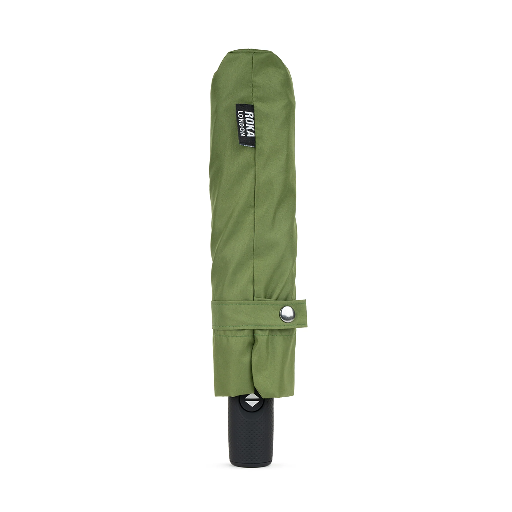 Roka London Waterloo Sustainable Umbrella, Avocado & Midnight - Image 5
