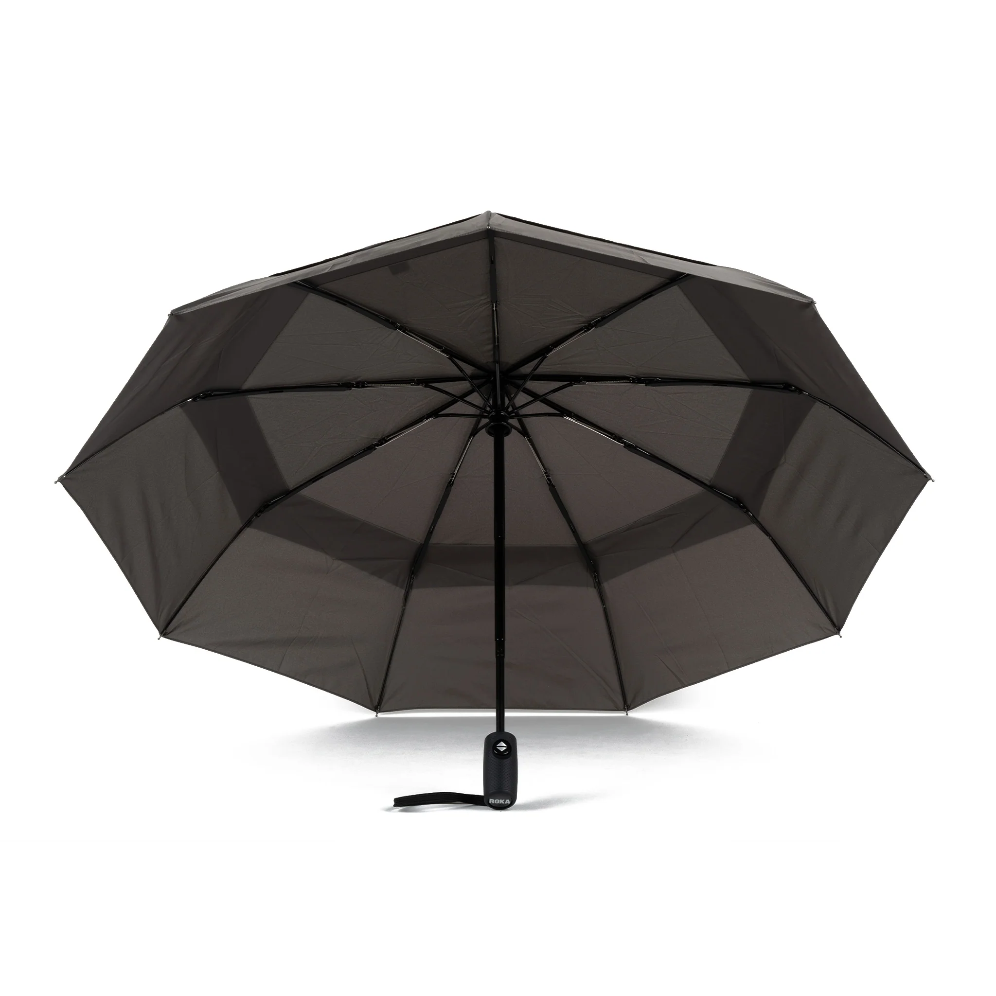 Roka London Waterloo Sustainable Umbrella, Graphite - Image 3