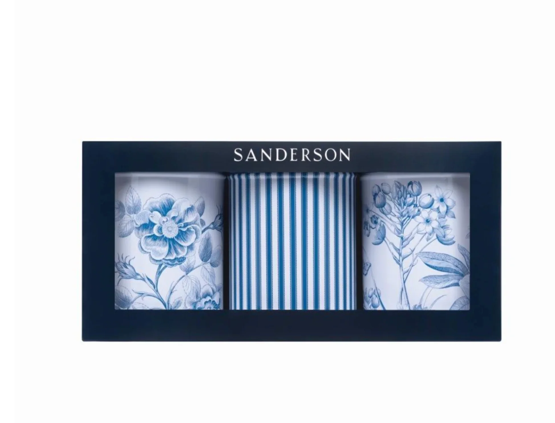 Sanderson Round Storage Canisters Etchings & Roses (Set of 3) - Image 2