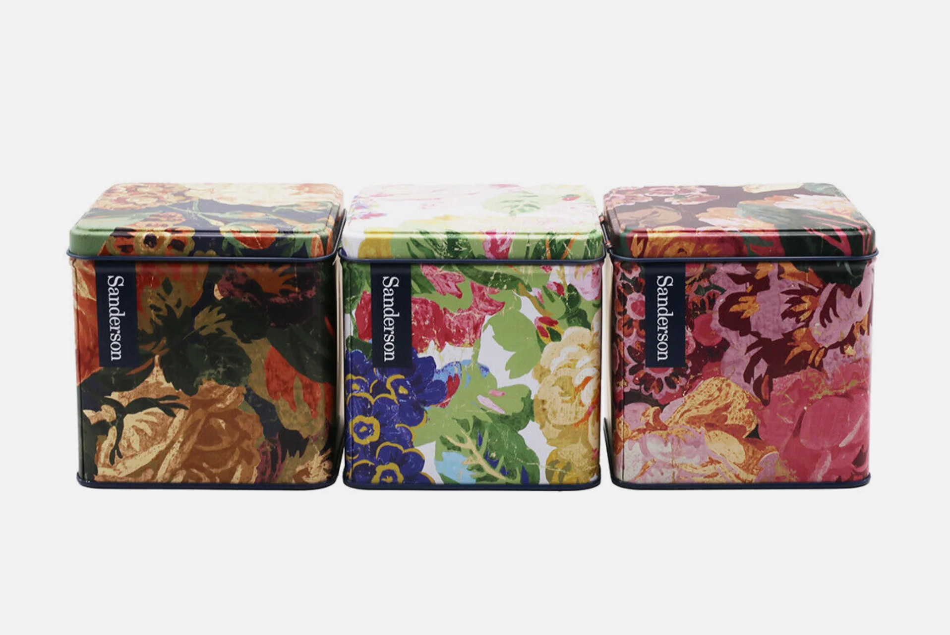 Sanderson Square Storage Canisters Very Rose & Peony (Set of 3) - Image 3