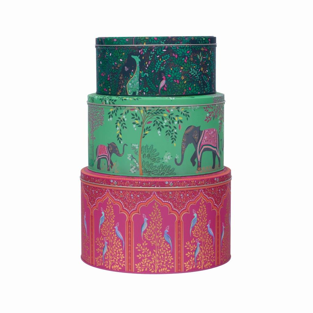 Sara Miller Round Cake Tins, India ( Set Of 3 )