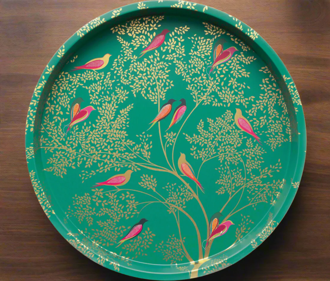 Sara Miller Round Mini Serving Tray, Chelsea - Image 2