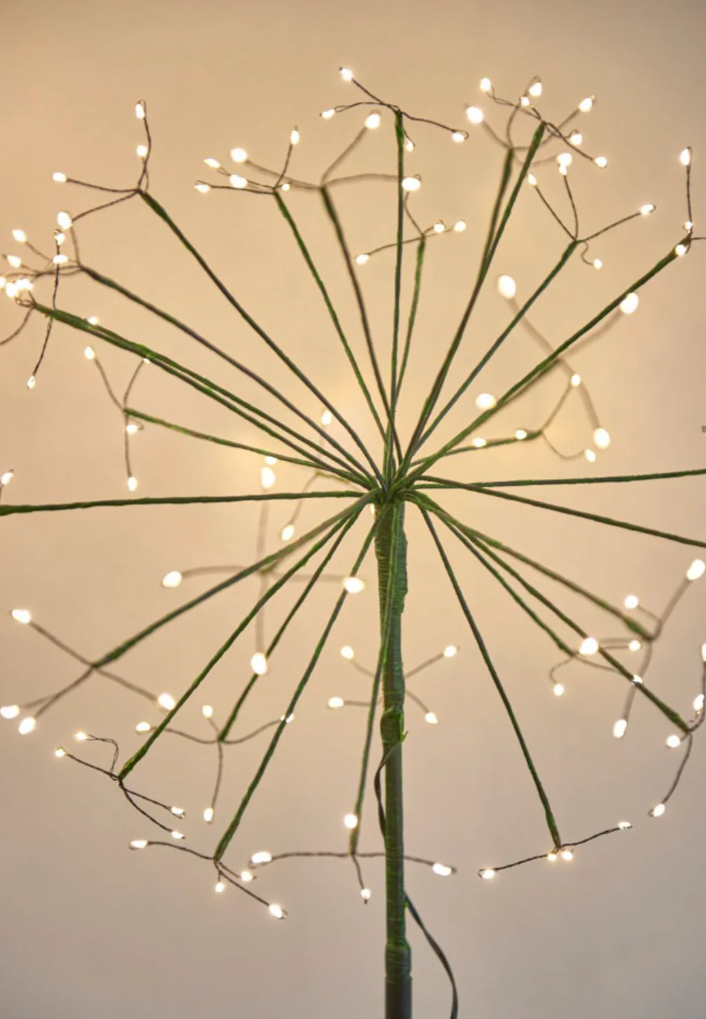 Solar Powered LED Dandelion Light, Green - Image 8