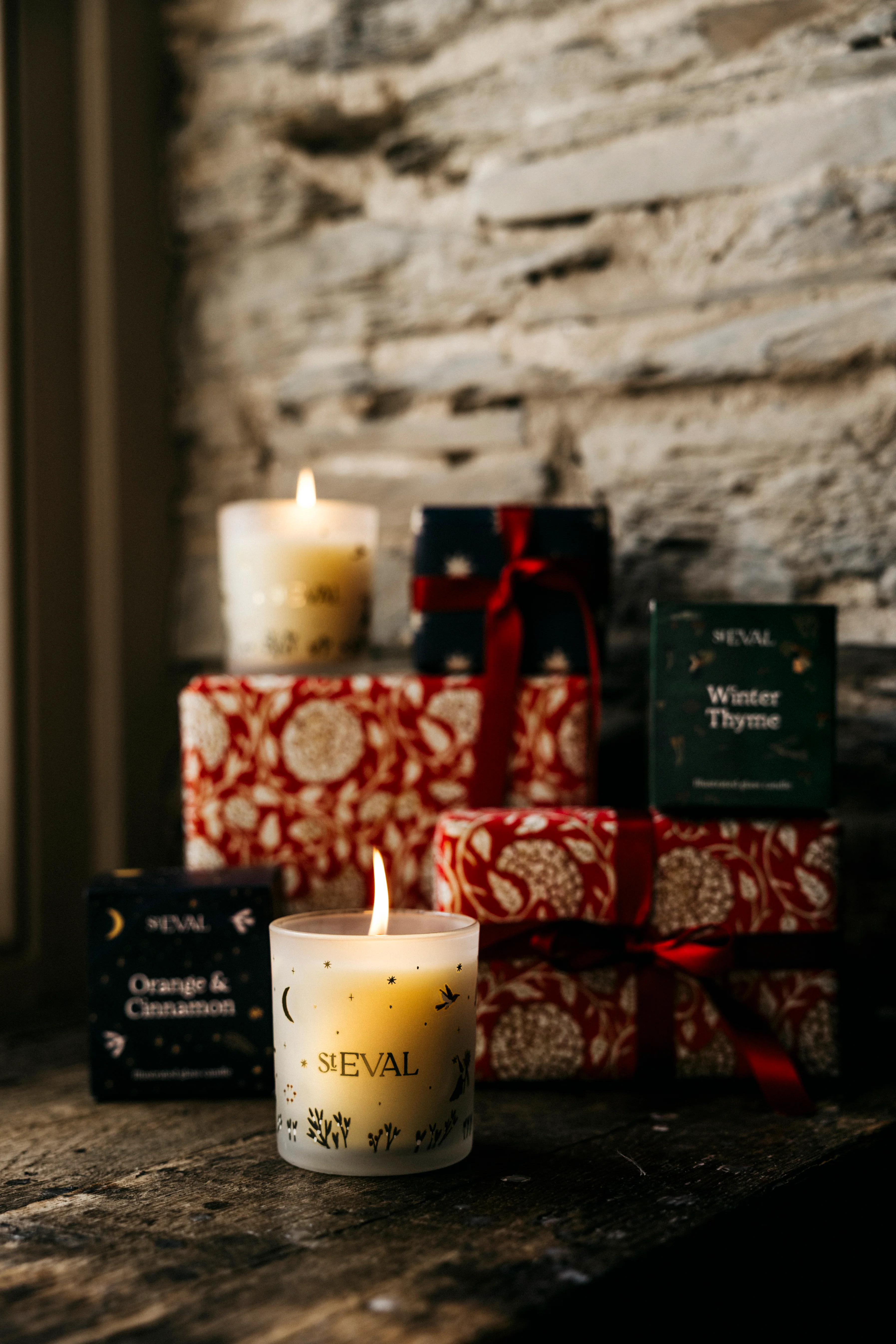 St Eval Figgy Pudding Scented Candle ,Wonderland Glass - Image 5