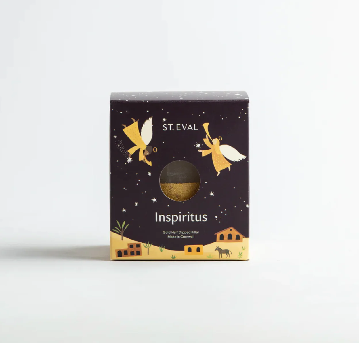St Eval Gold Dipped Scented Pillar Candle ,Inspiritus - Image 7