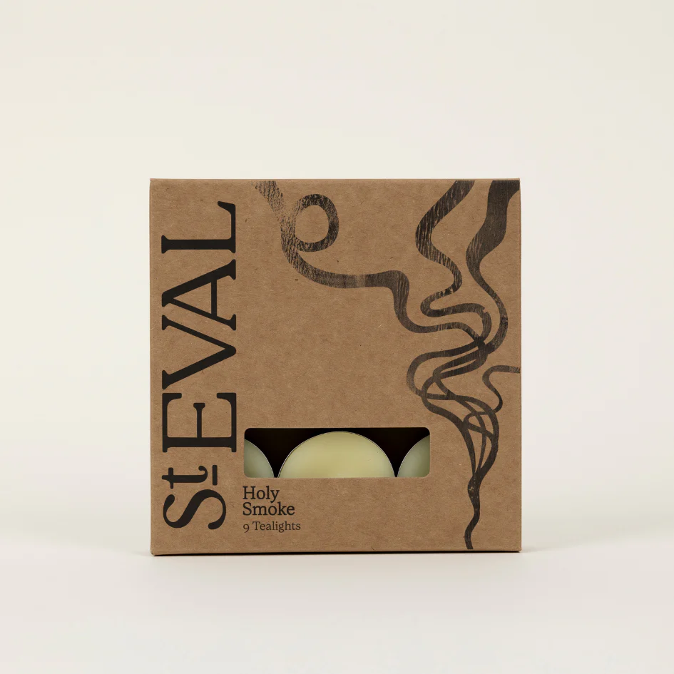 St Eval Holy Smoke Scented Tealights, (Set Of 9)