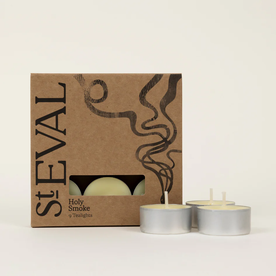 St Eval Holy Smoke Scented Tealights, (Set Of 9) - Image 2