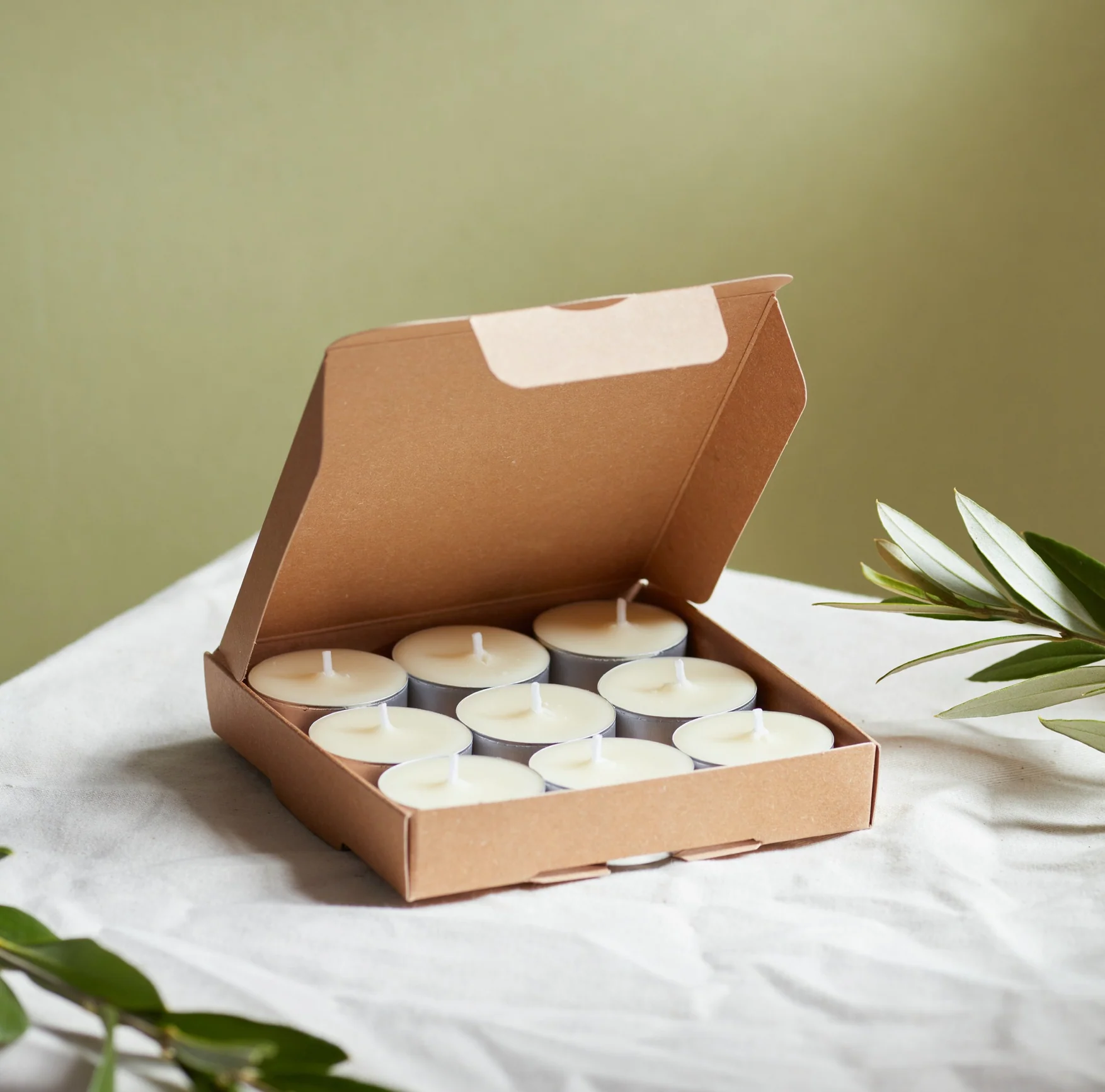 St Eval Orange Blossom Scented Tealights, (Set Of 9) - Image 3