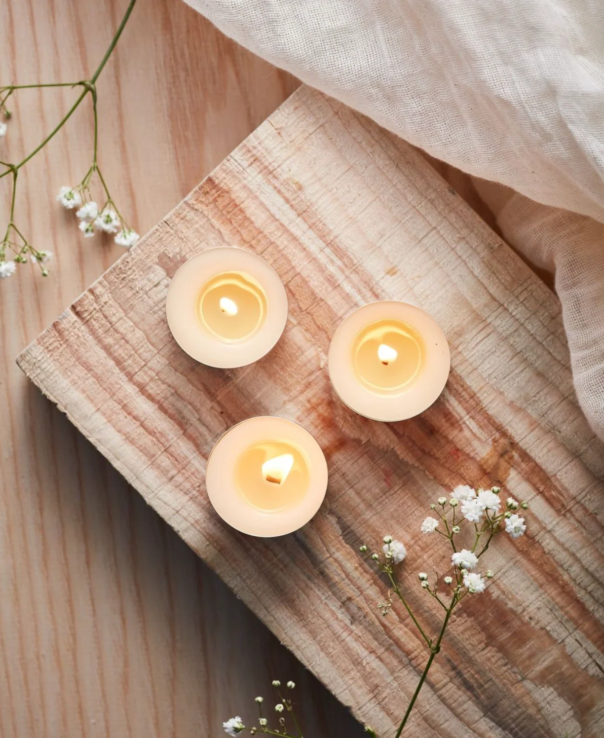 St Eval Orange Blossom Scented Tealights, (Set Of 9) - Image 7