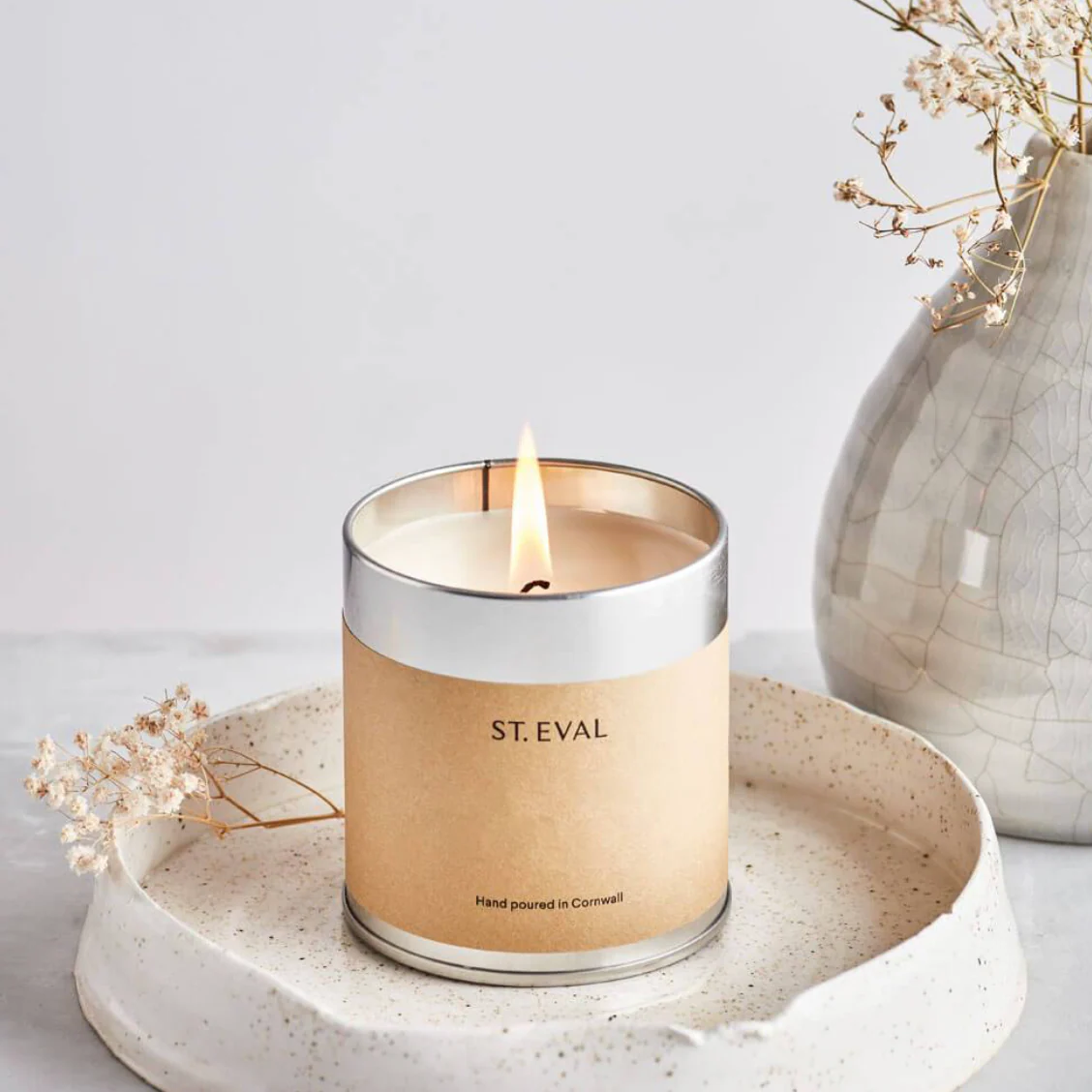 St Eval Sandalwood Scented Tin Candle - Image 3