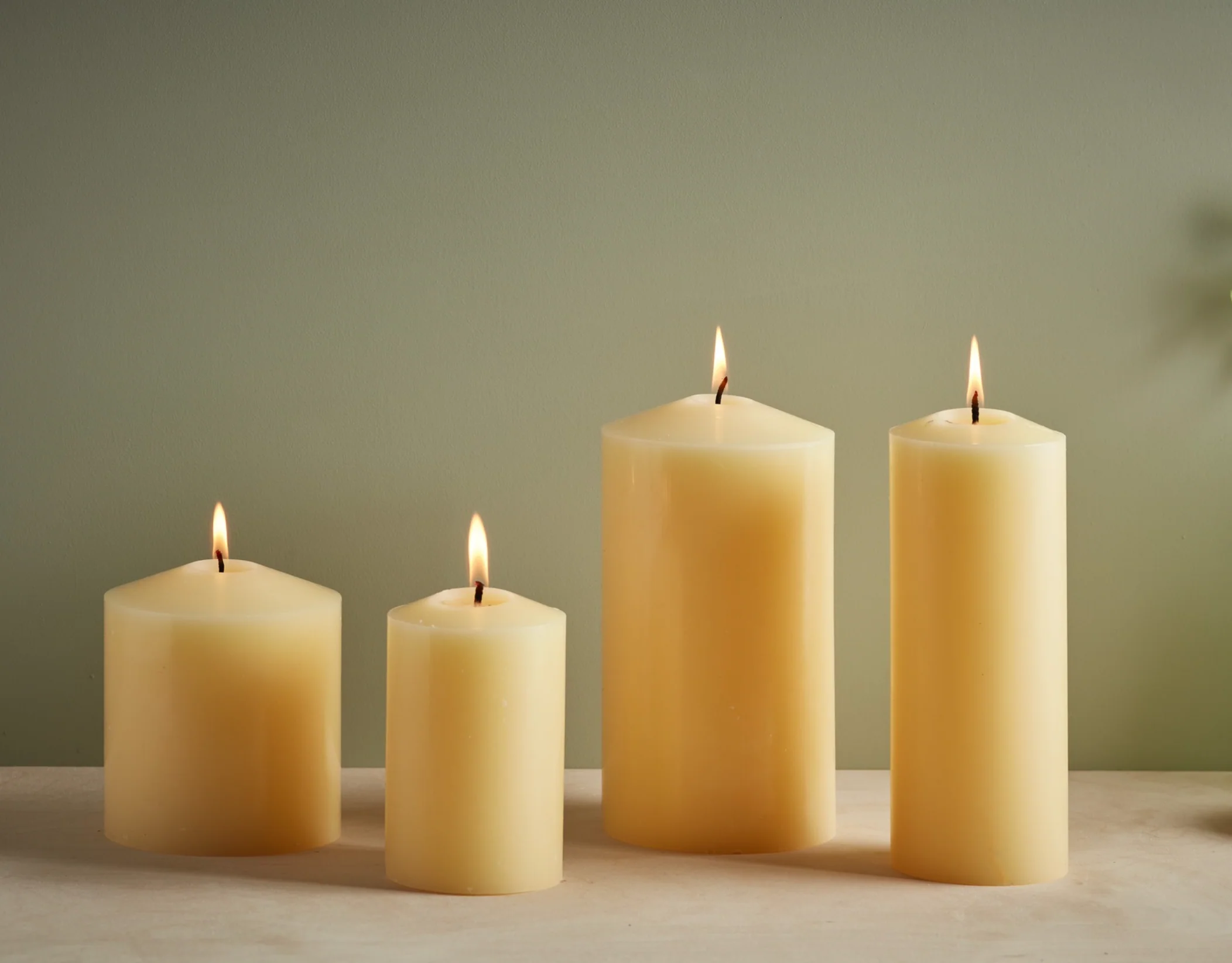St Eval Unscented Church Mini Pillar Candle, Ivory 4 X 6 CM - Image 2