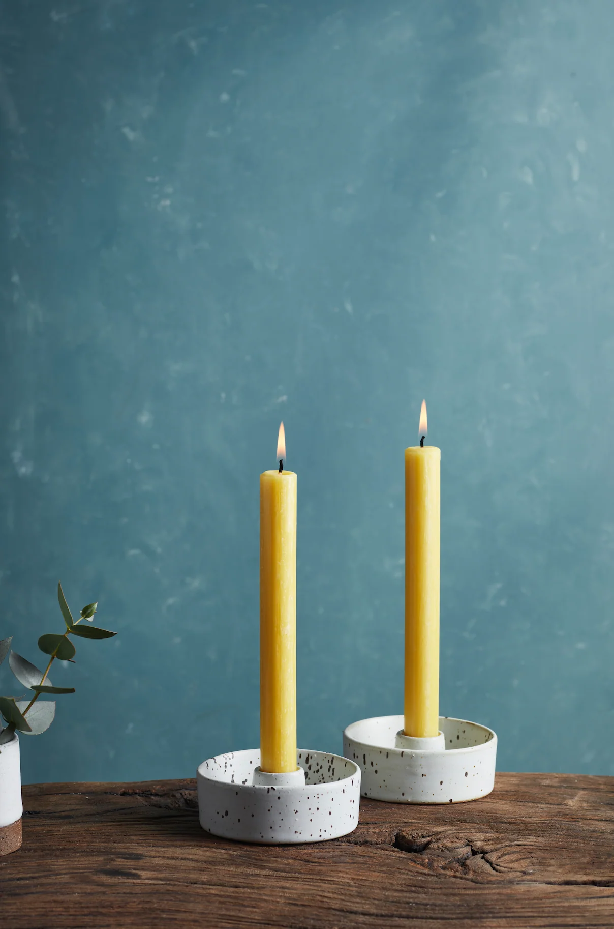 St Eval Unscented Dinner Candle, Ochre (Pack Of 6) - Image 4