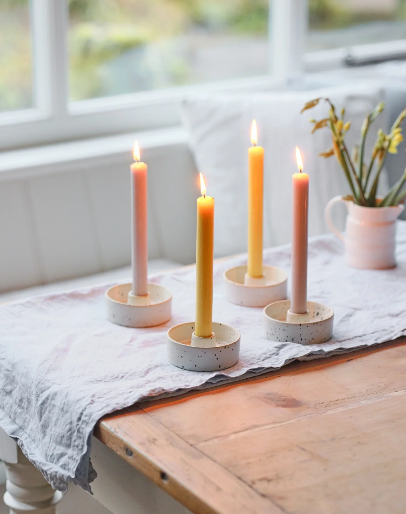 St Eval Unscented Dinner Candle, Ochre (Pack Of 6) - Image 5
