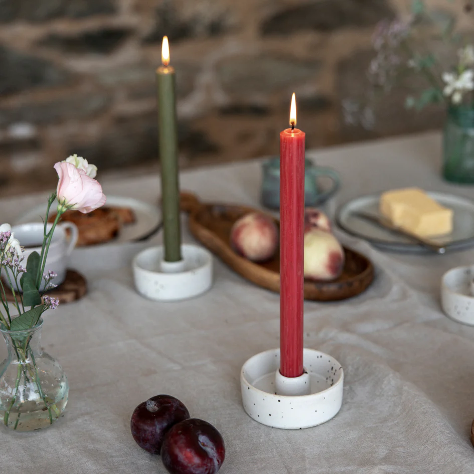 St Eval Unscented Dinner Candle, Pink (Pack Of 6) - Image 4