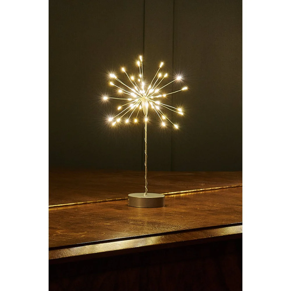 Starburst Mini Table LED Fairy Light, Silver - Image 2