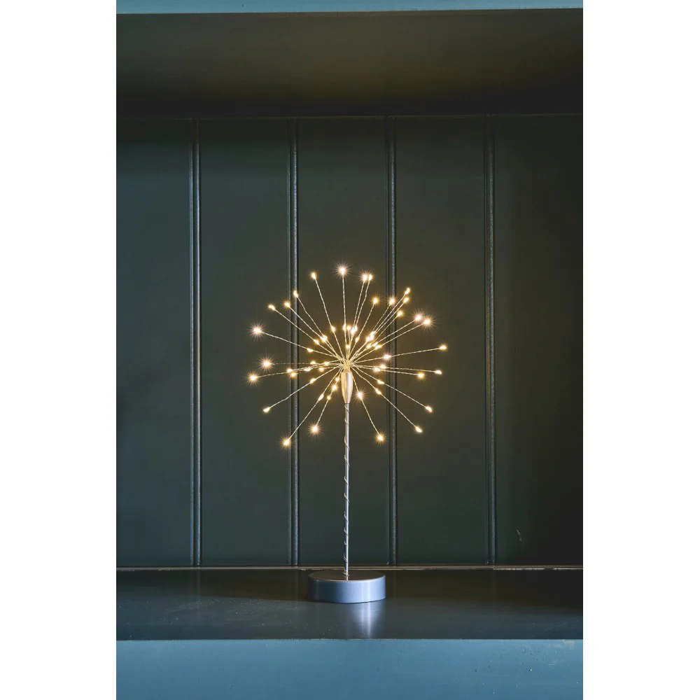 Starburst Mini Table LED Fairy Light, Silver - Image 3