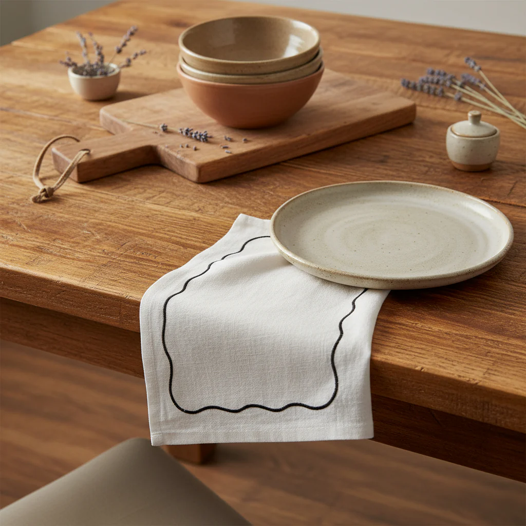 Style Sisters Embroidered Napkins ( Set Of 4 ) - Image 4