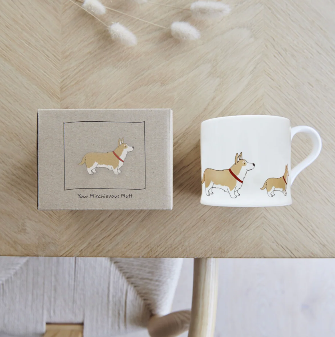 Sweet William Ceramic Mug, Corgi - Image 4