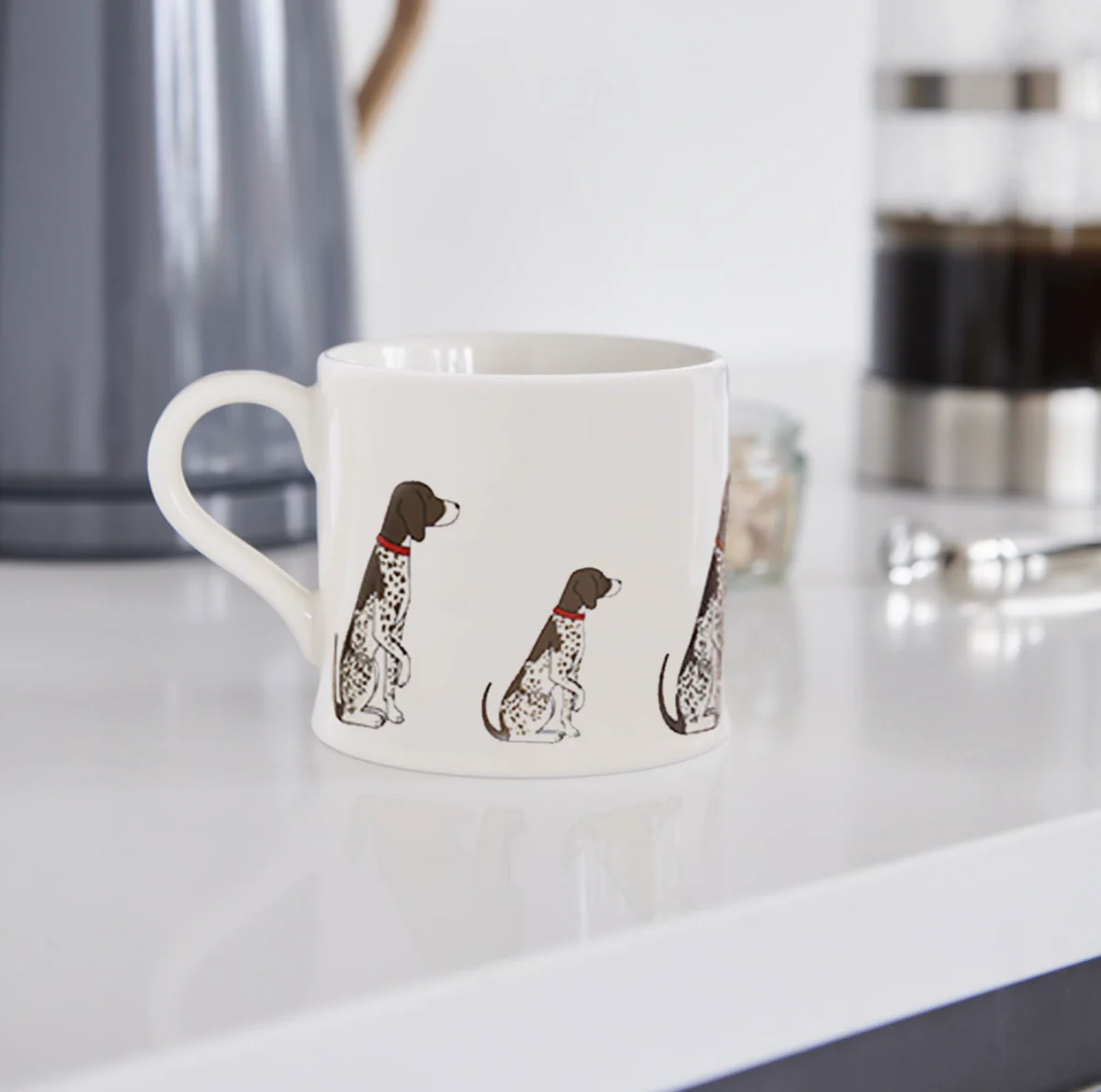 Sweet William Ceramic Mug, German Shorthaired Pointer