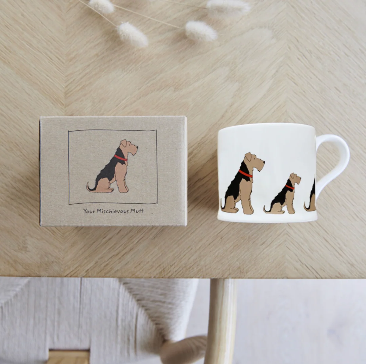 Sweet William Ceramic Mug, Welsh Terrier - Image 3