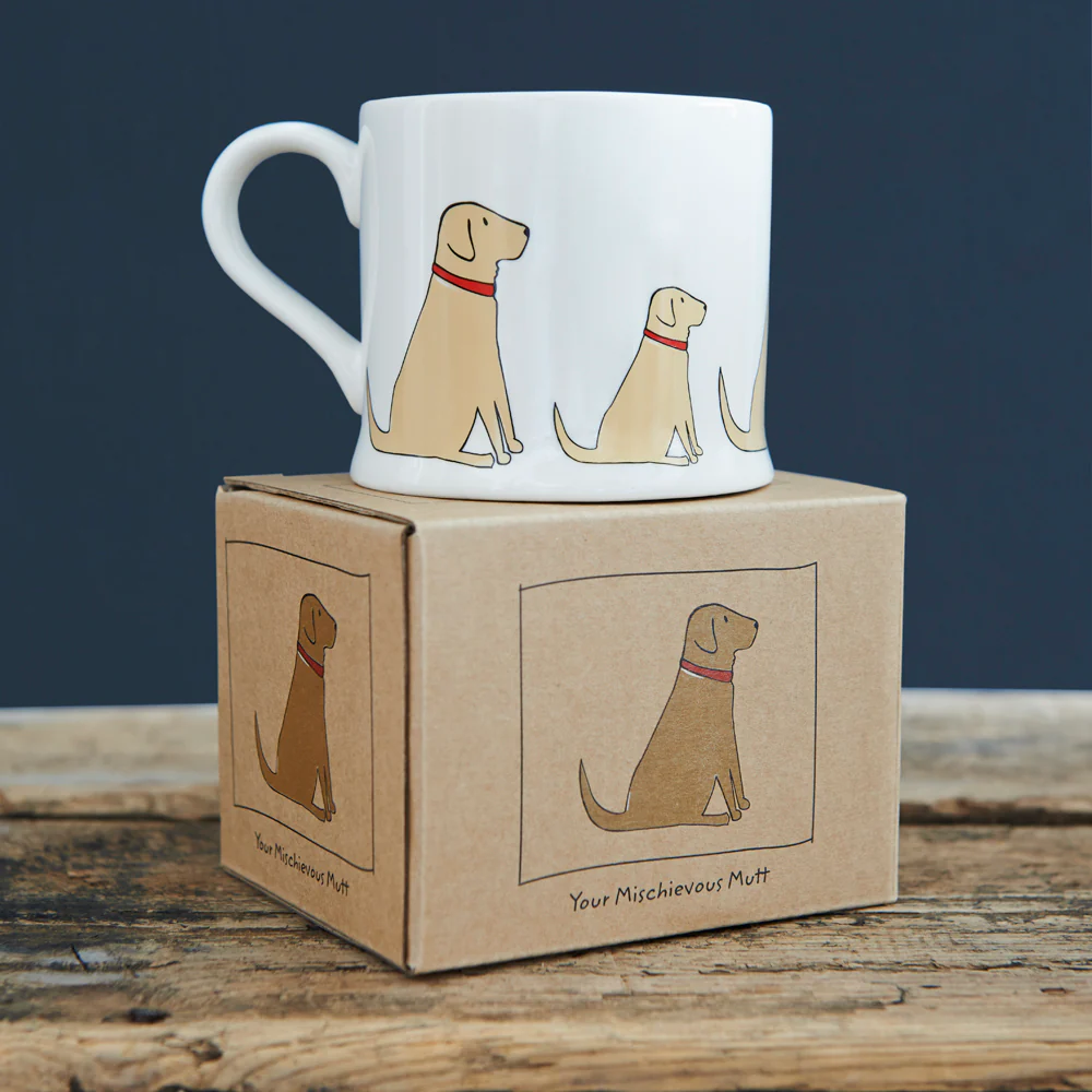 Sweet William Ceramic Mug, Yellow Labrador - Image 6