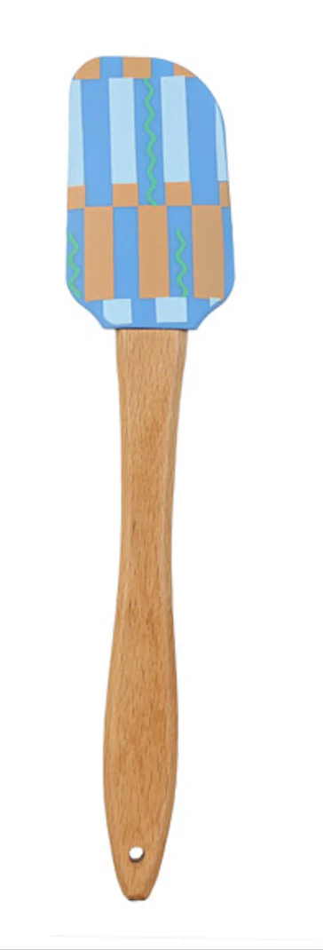Talking Table Food Icons Silicone Spatula, Geo - Image 2