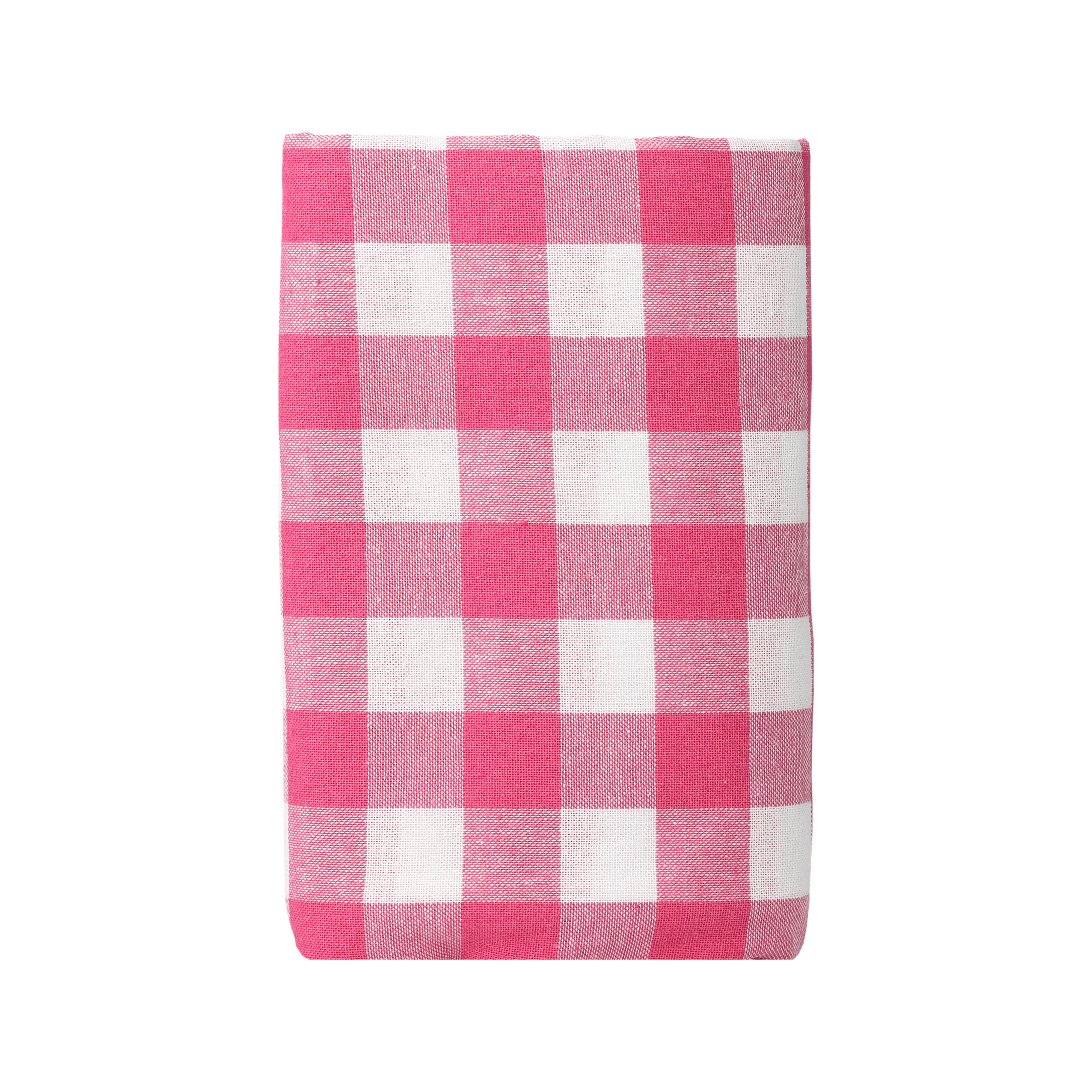 Talking Tables Bon Appetit Gingham Cotton Tablecloth, Raspberry - Image 7
