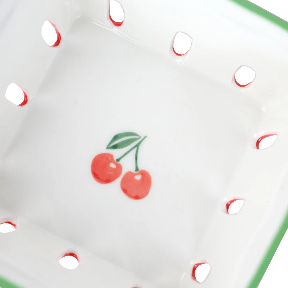 Talking Tables Bon Appetite Ceramic Punnet, Cherry - Image 4