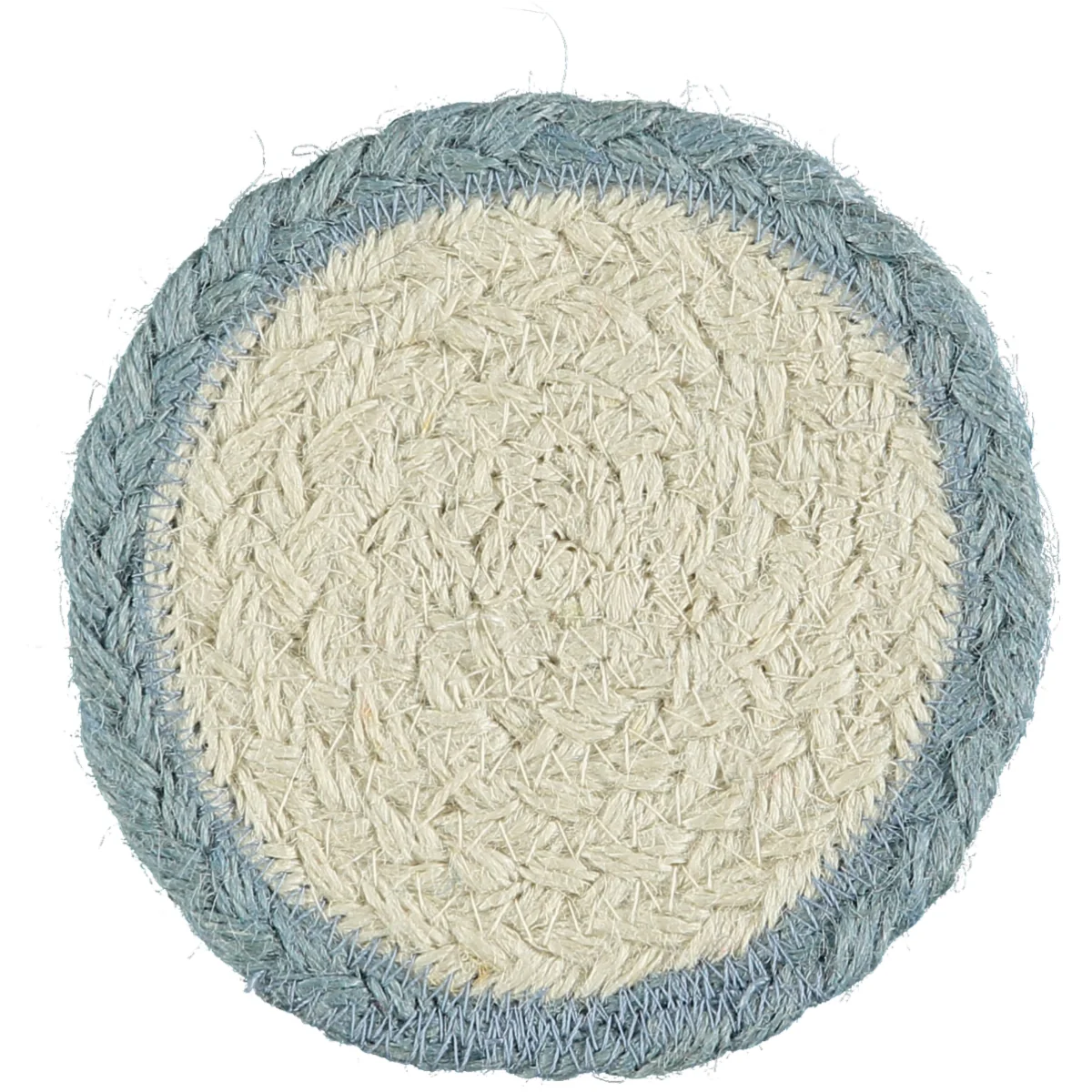 The Braided Rug Company Jute Coasters, Mixed Tulip  (Set Of 6) - Image 6