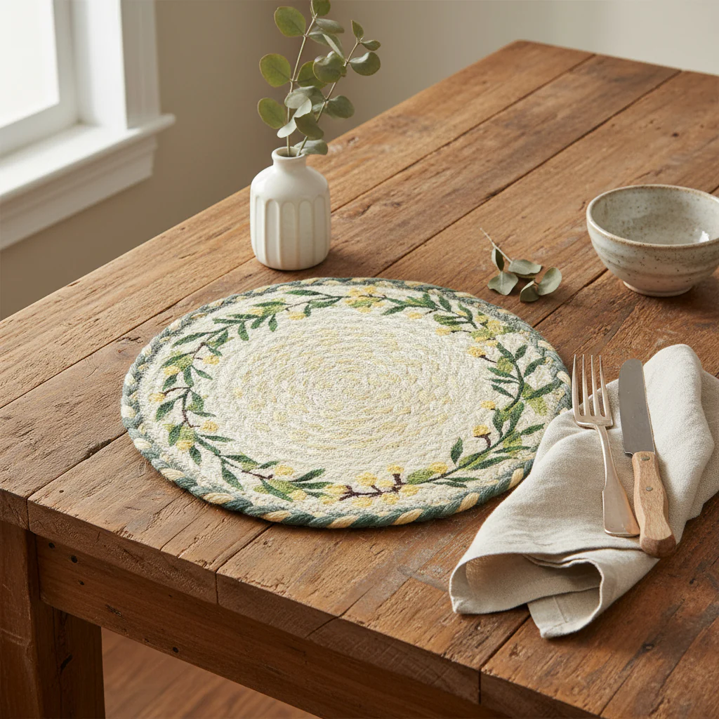 The Braided Rug Company Jute Placemats, Mimosa ( Set Of 6 ) - Image 4