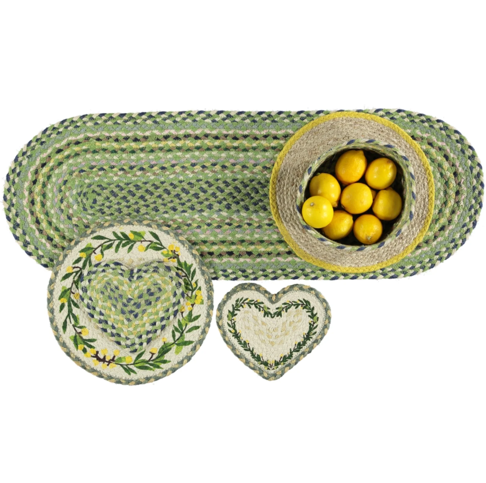 The Braided Rug Company Jute Placemats, Mimosa ( Set Of 6 ) - Image 7