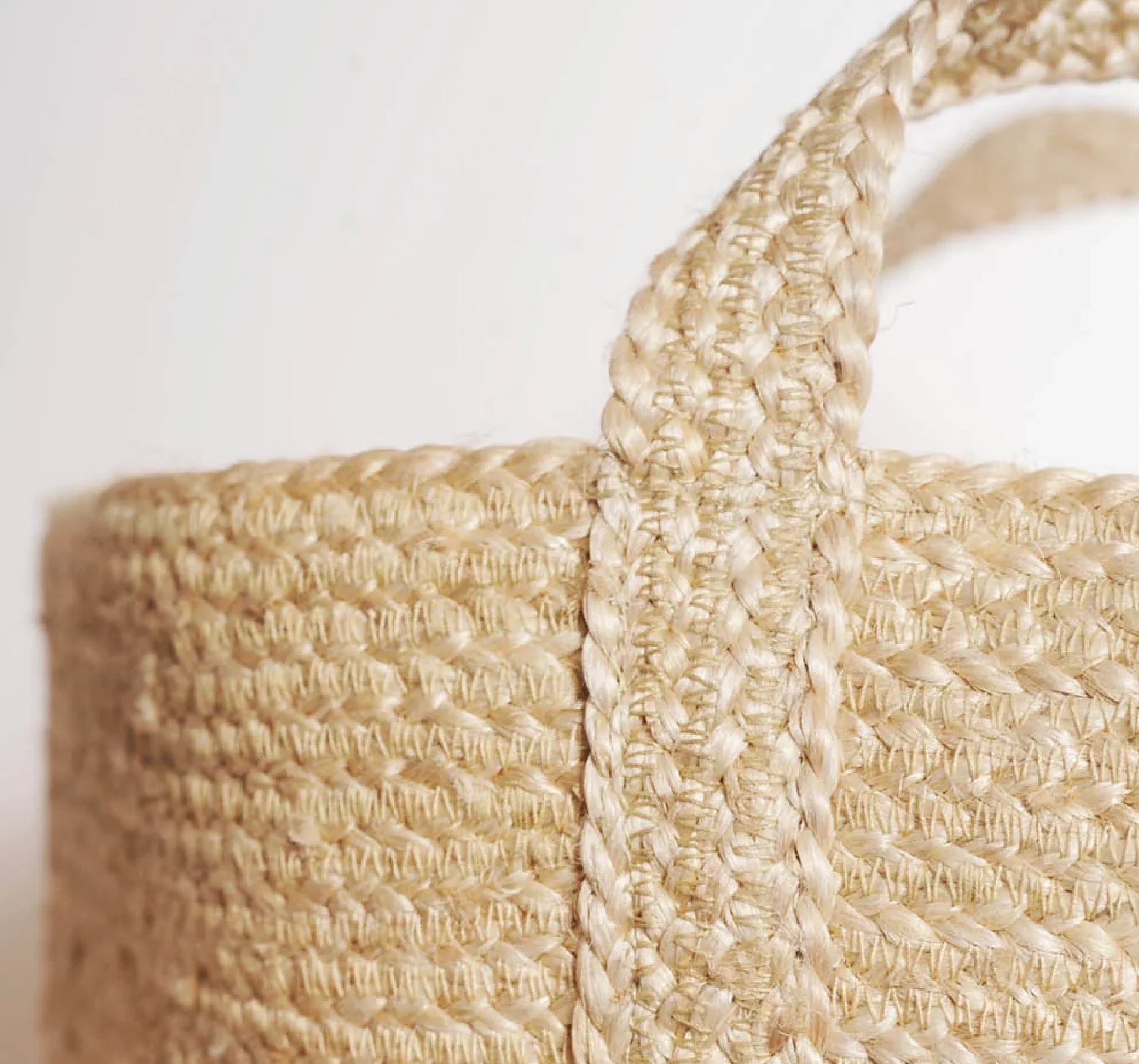 The Braided Rug Company Natural Jute Slouchy Basket - Image 7