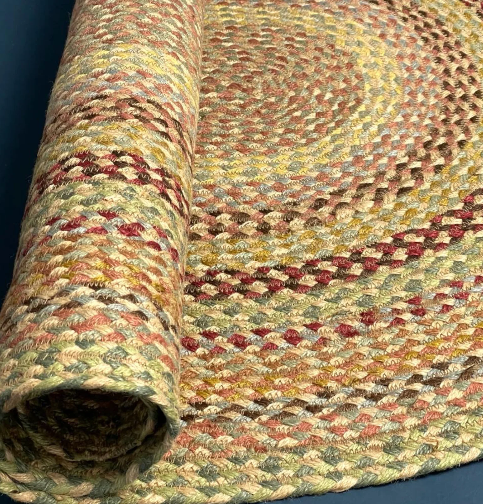 The Braided Rug Company Oval Jute Rug, Pampas - Image 3