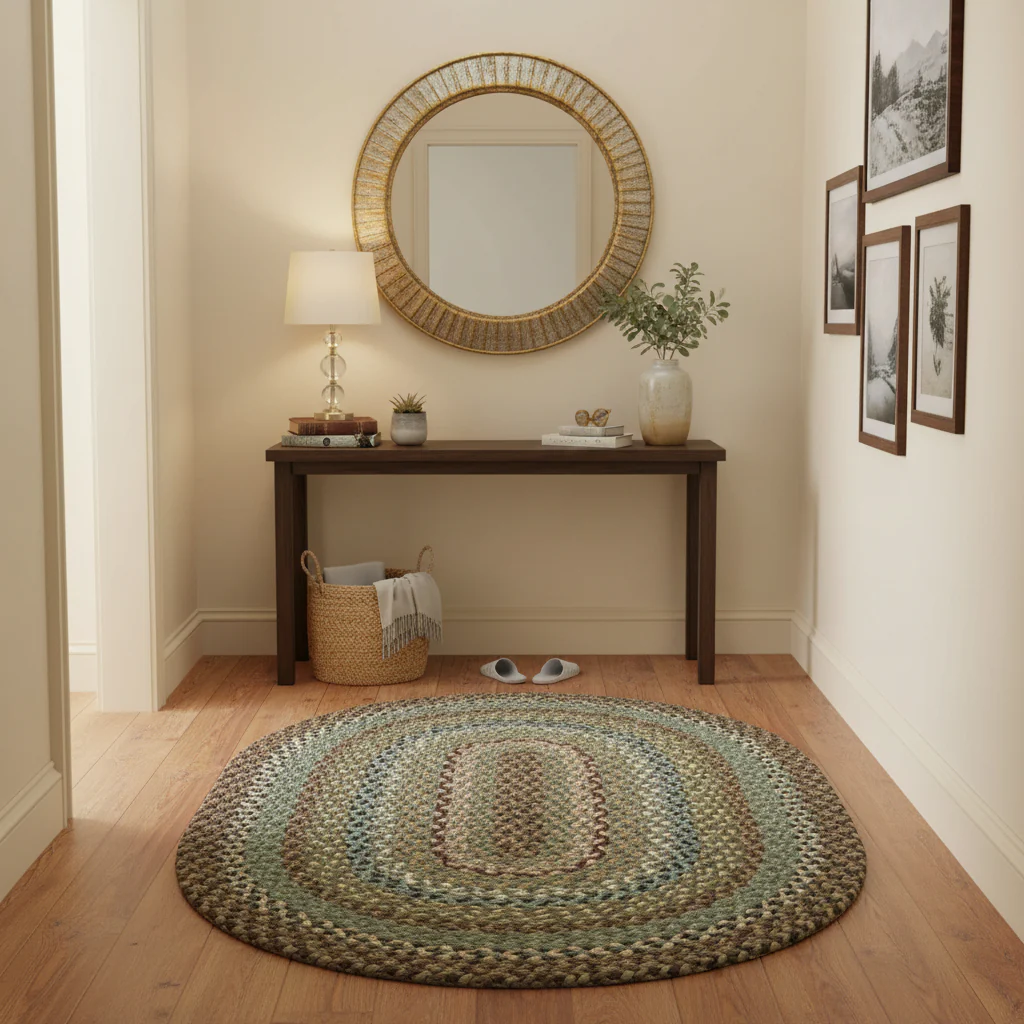 The Braided Rug Company Oval Jute Rug, Hedgerow - Image 2