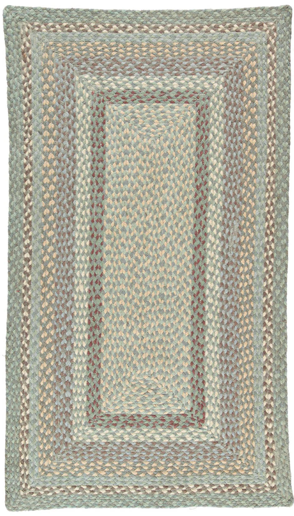 The Braided Rug Company Rectangle Jute Rug, Seaspray - Image 2