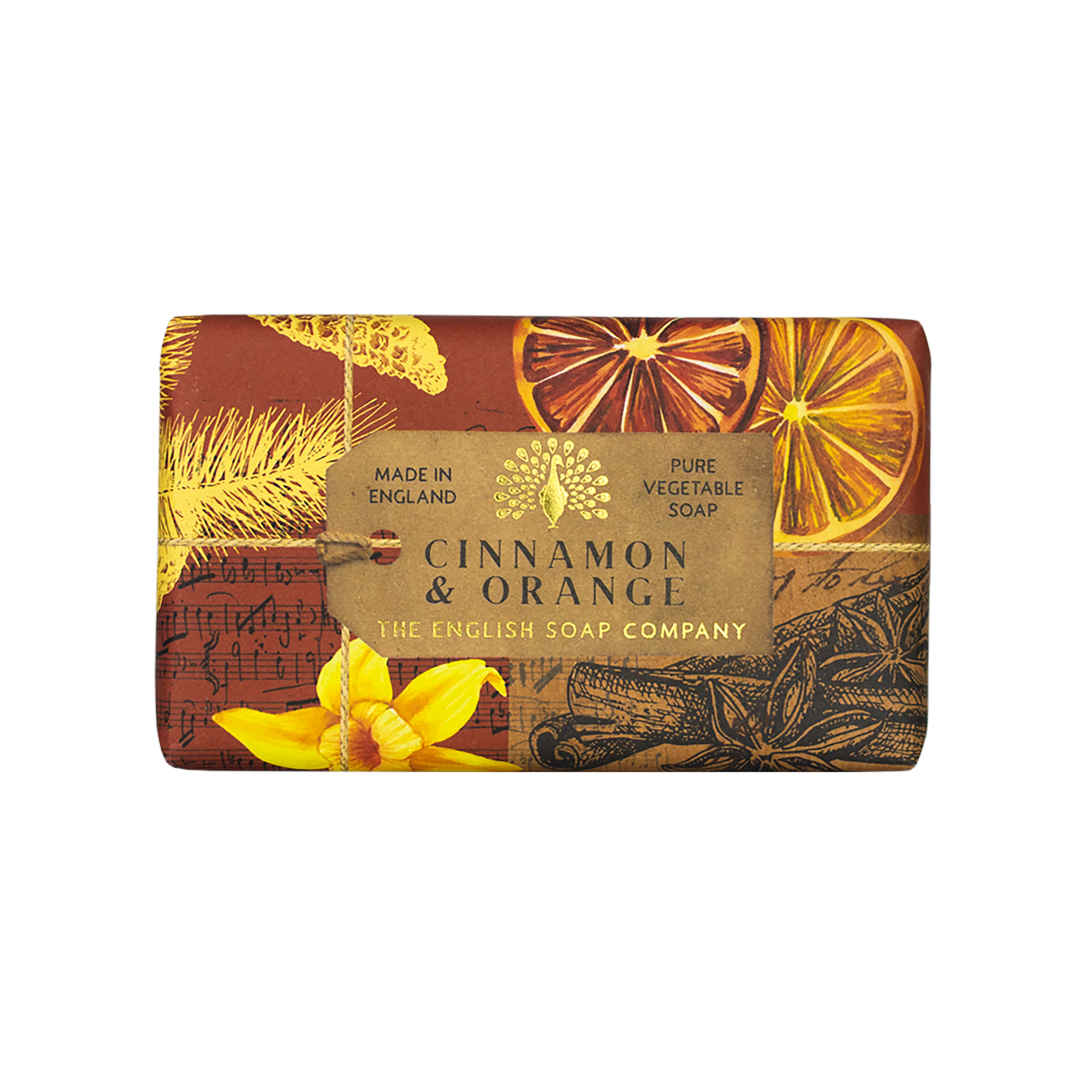 The English Soap Company Anniversary, Cinnamon & Orange Soap