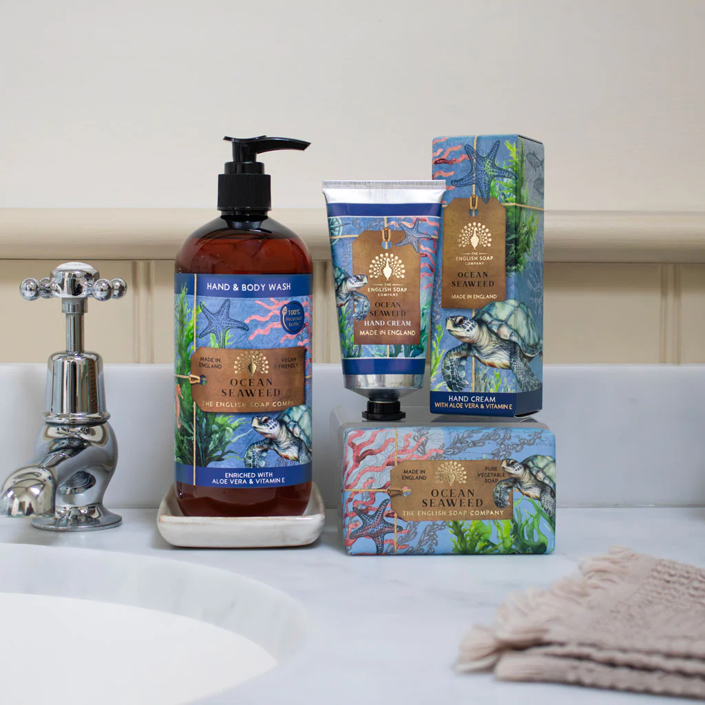 The English Soap Company Anniversary Hand & Body Wash, Ocean Seaweed - Image 4