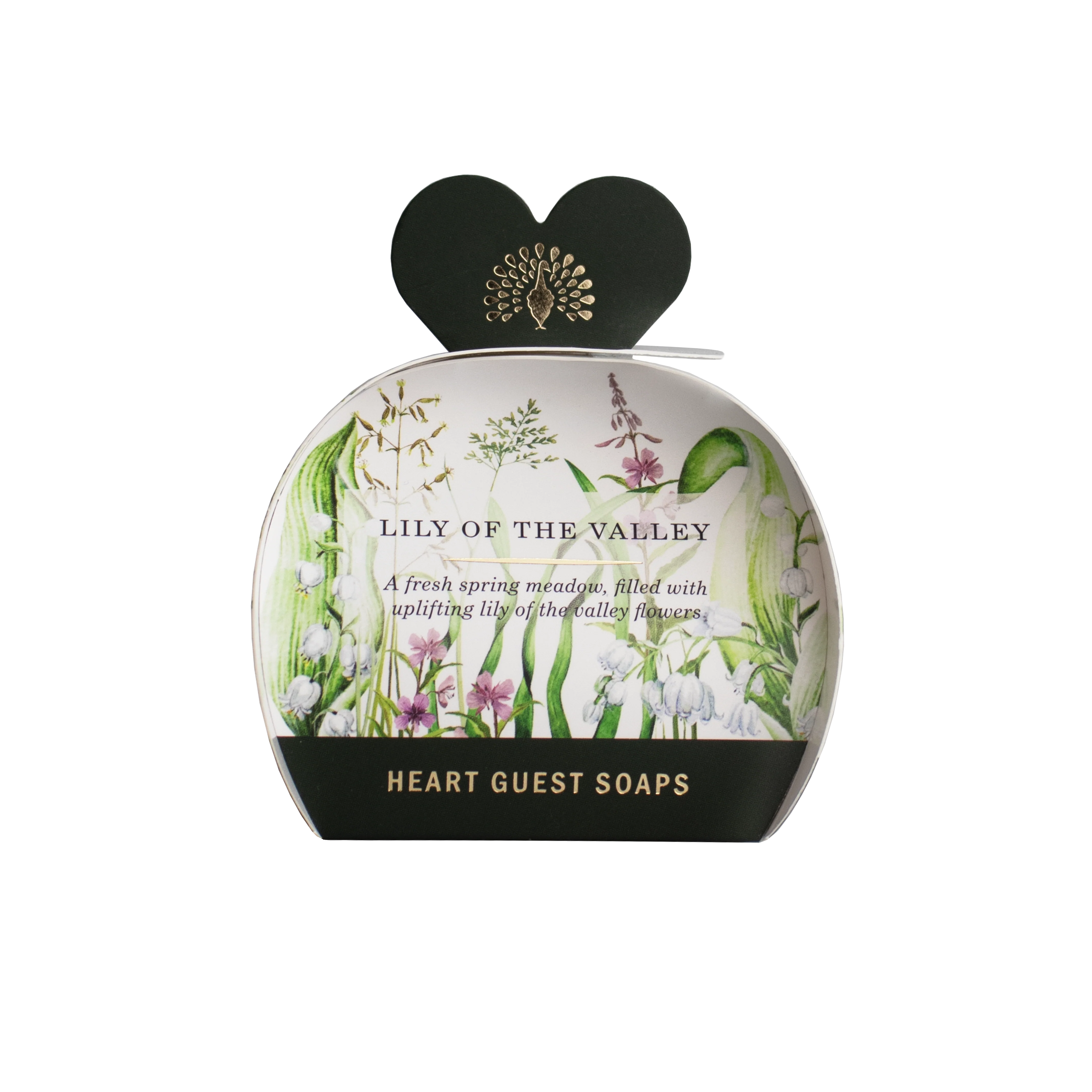 The English Soap Company Heritage Collection , Lily Of The Valley Mini Heart Soaps