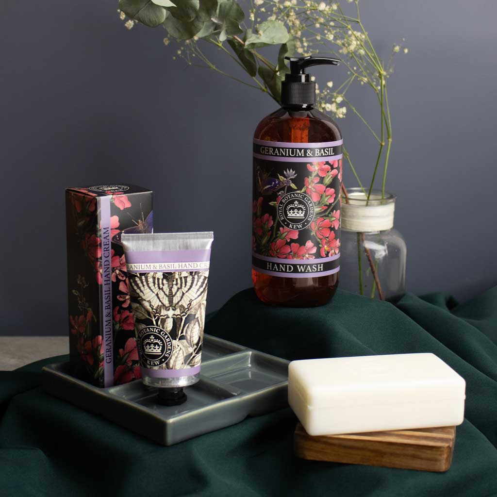 The English Soap Company Kew Gardens, Geranium And Basil Soap - Image 9