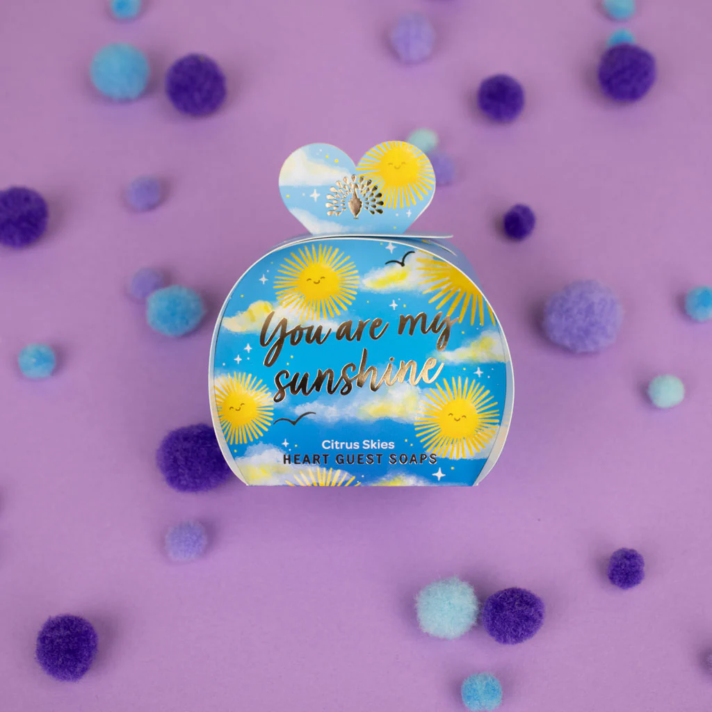 The English Soap Company Occasions Mini Heart Soaps, You Are My Sunshine - Image 3