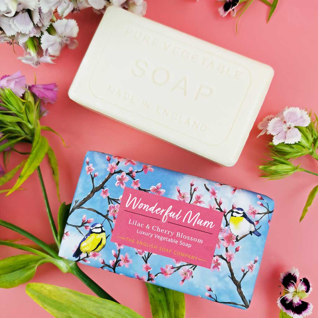 The English Soap Company Occasions, Lilac & Cherry Blossom Soap - Image 2