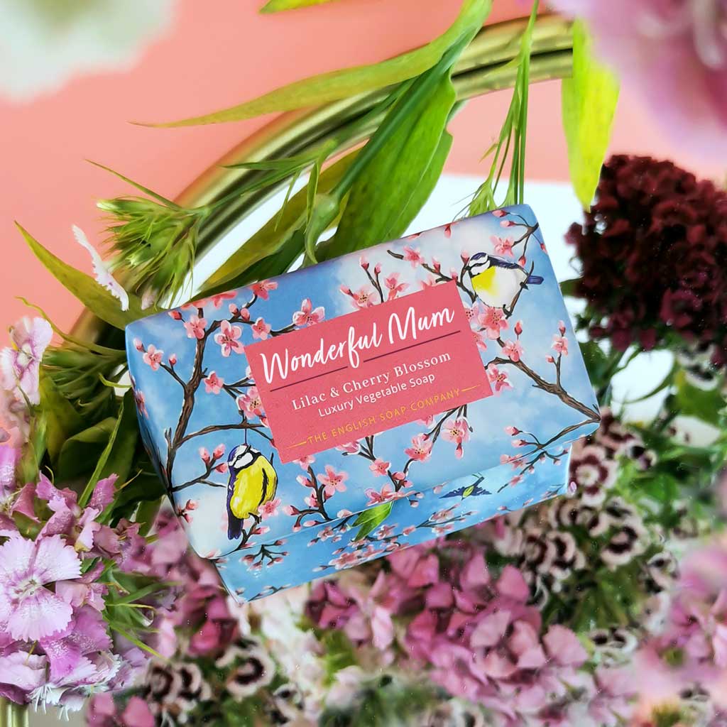 The English Soap Company Occasions, Lilac & Cherry Blossom Soap - Image 3