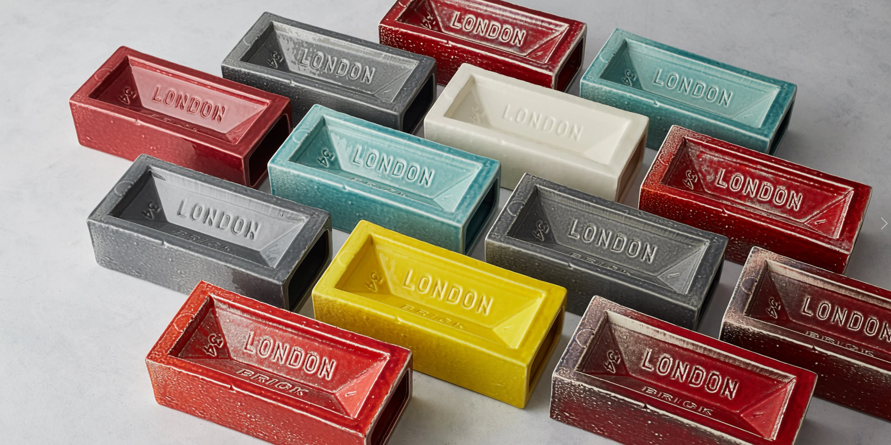 London Brick Vase, Green - Image 3