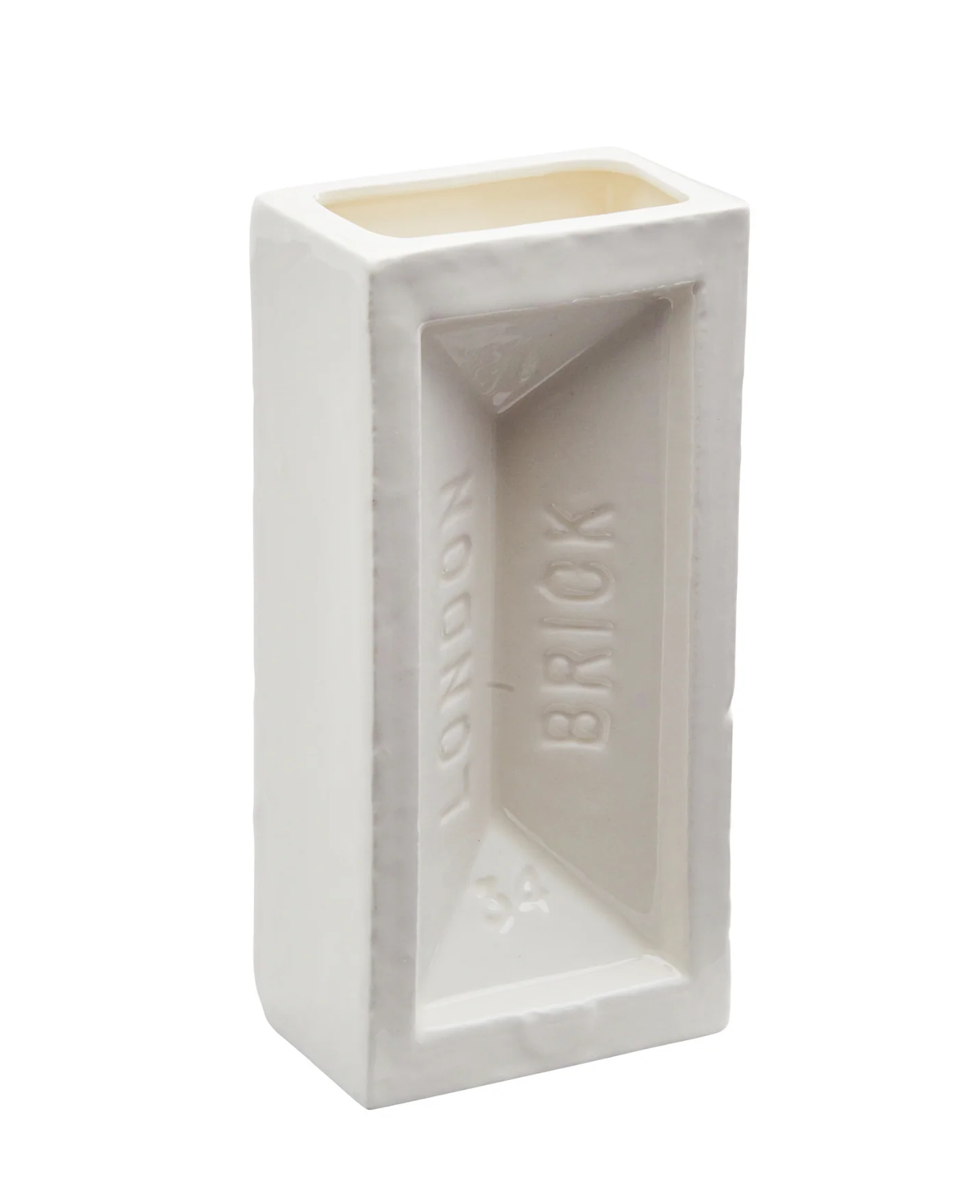 London Brick Vase, White - Image 11