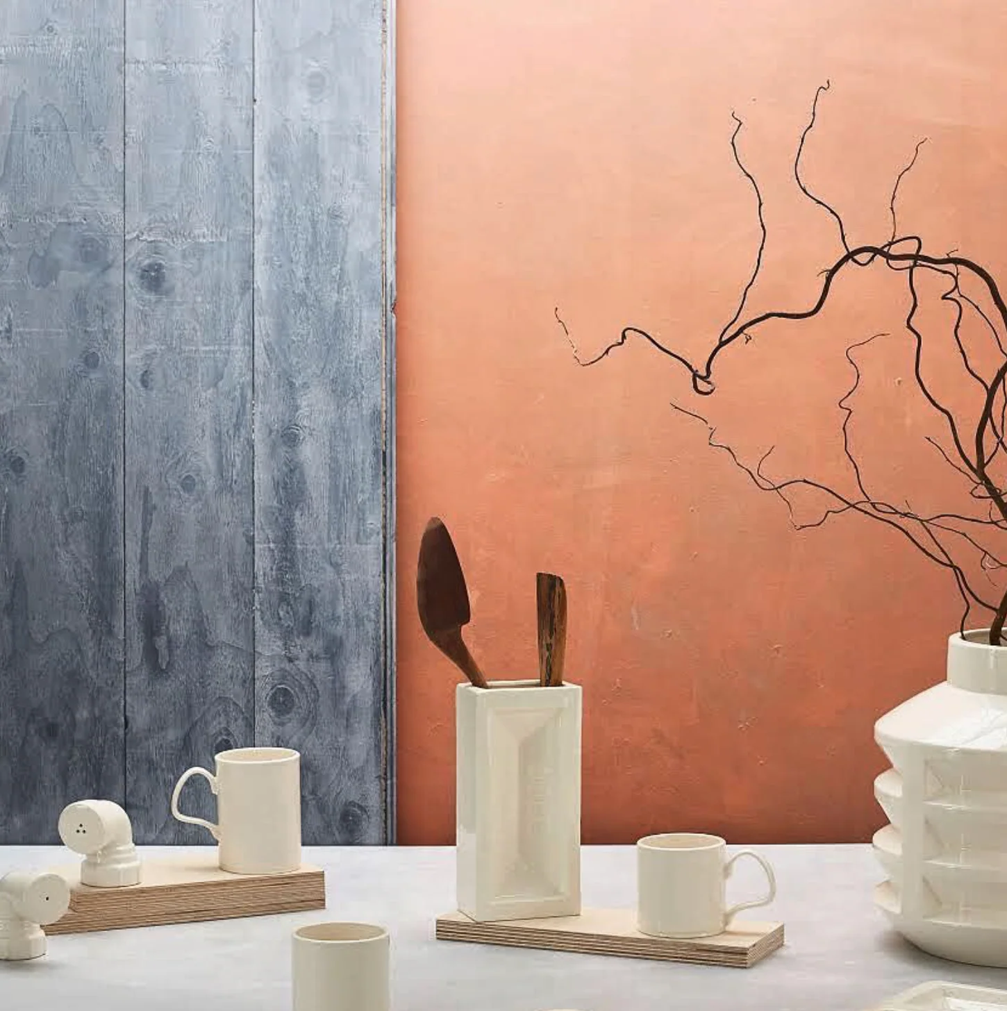 London Brick Vase, White - Image 3