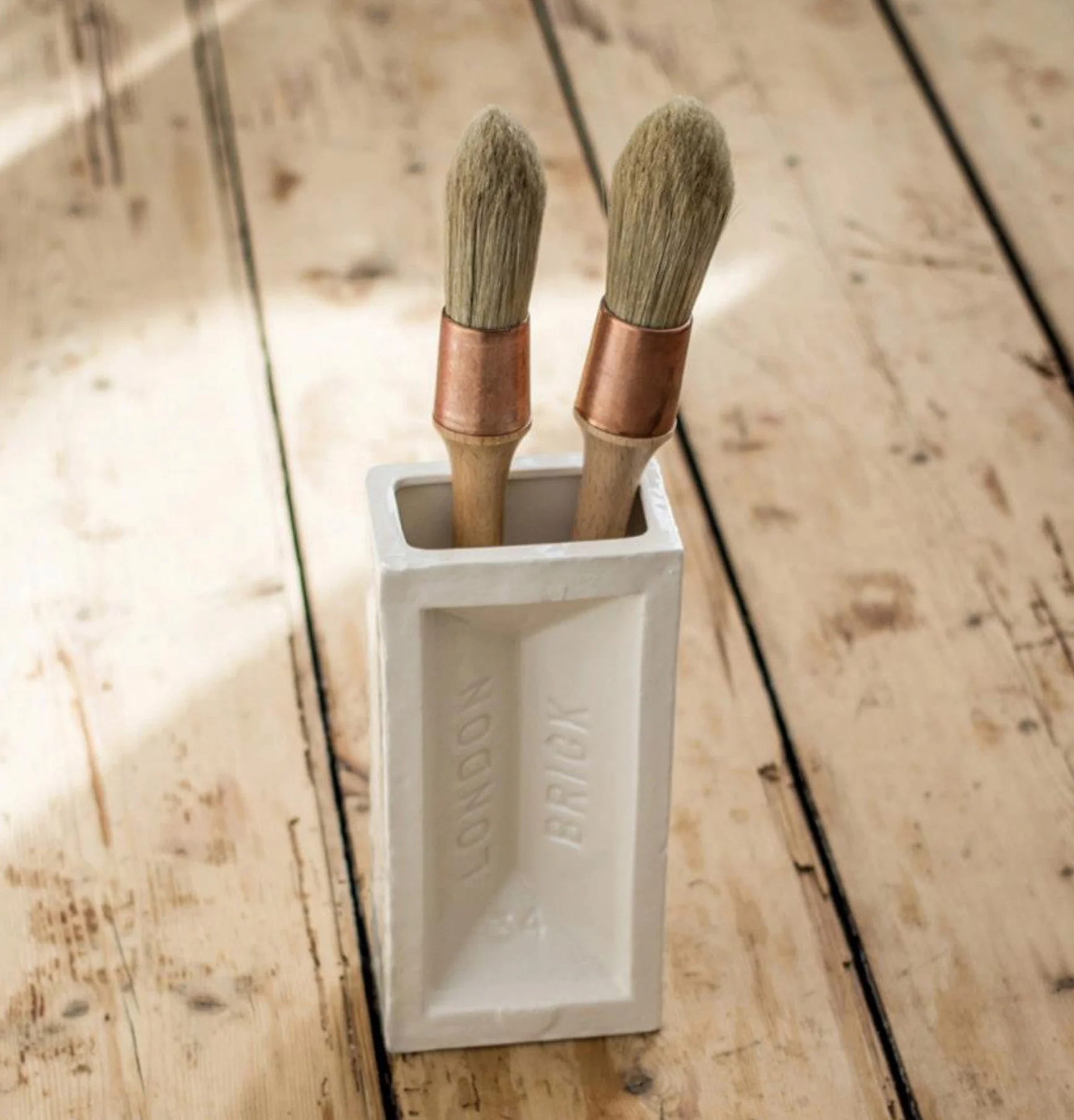 London Brick Vase, White - Image 9