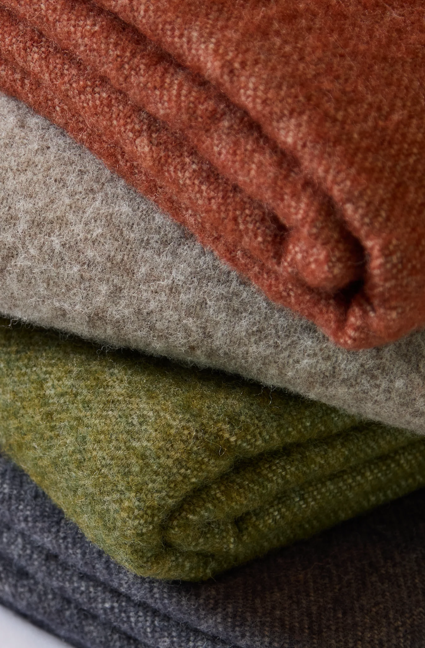 Tweedmill Dartmoor Pure New Wool Reversible Throw, Ketchup - Image 4