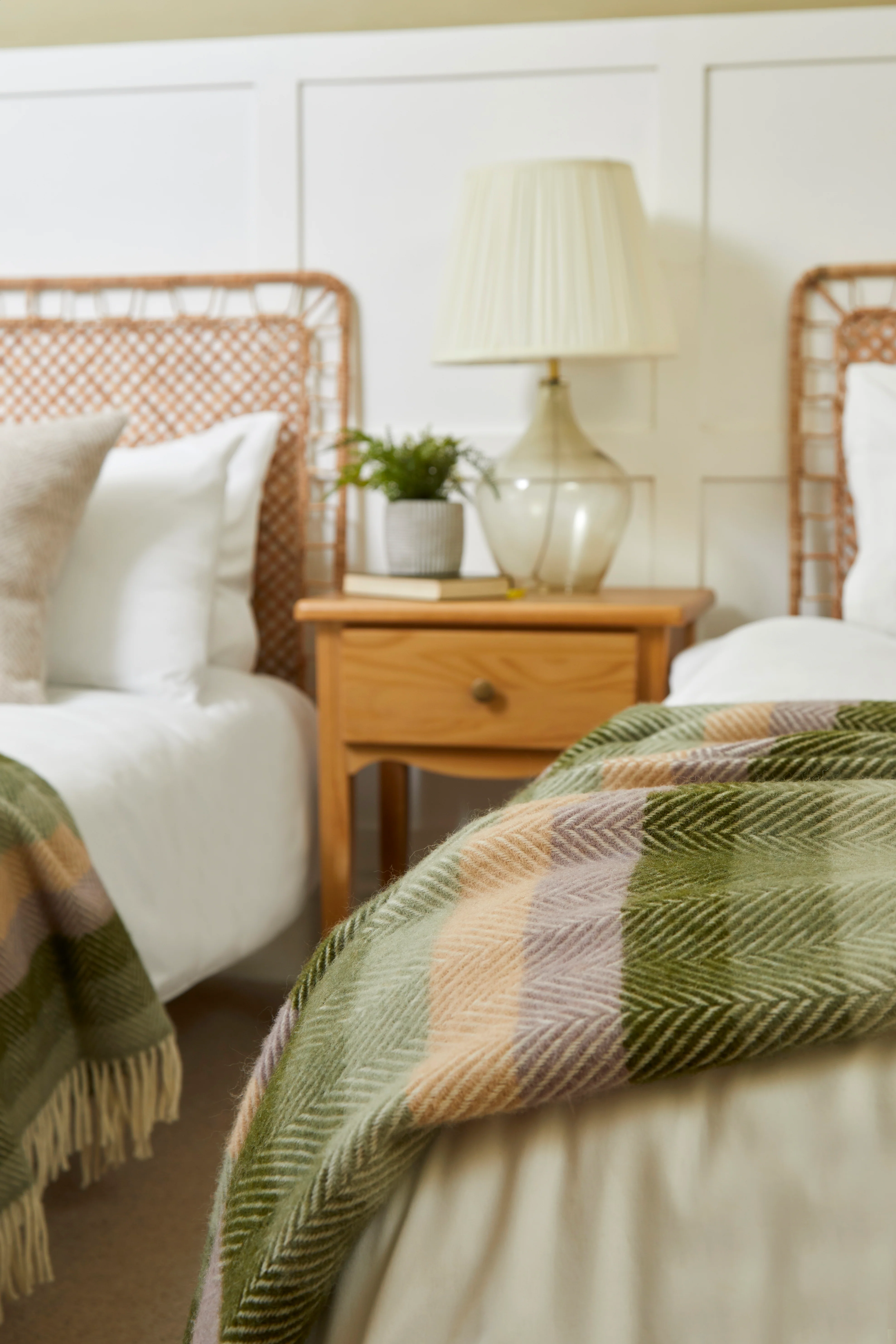 Tweedmill Pure New Wool Throw,Stripe Botanical - Image 7