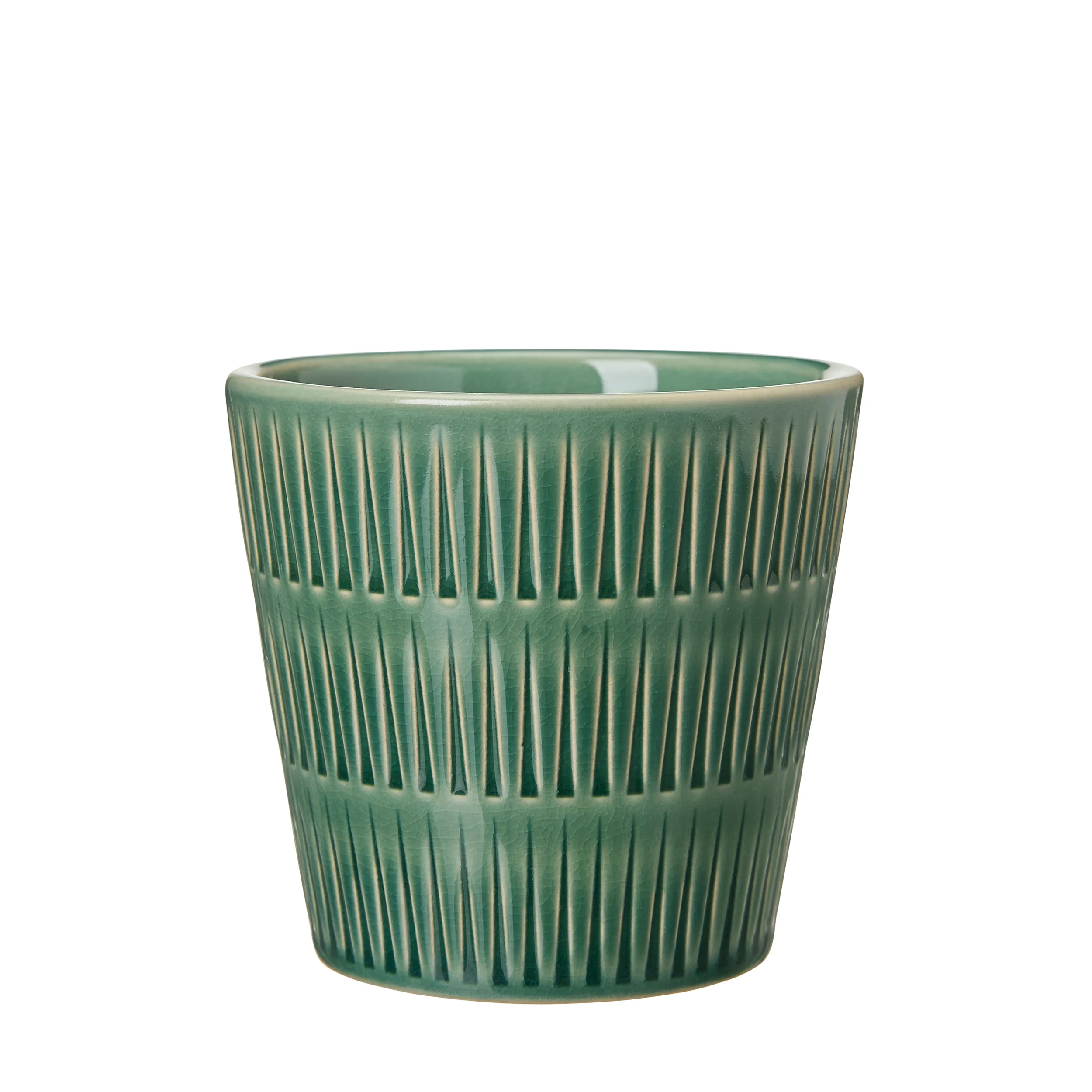 Wikholm Majken Ceramic Mini Plant Pots, Green (Set Of 3) - Image 8